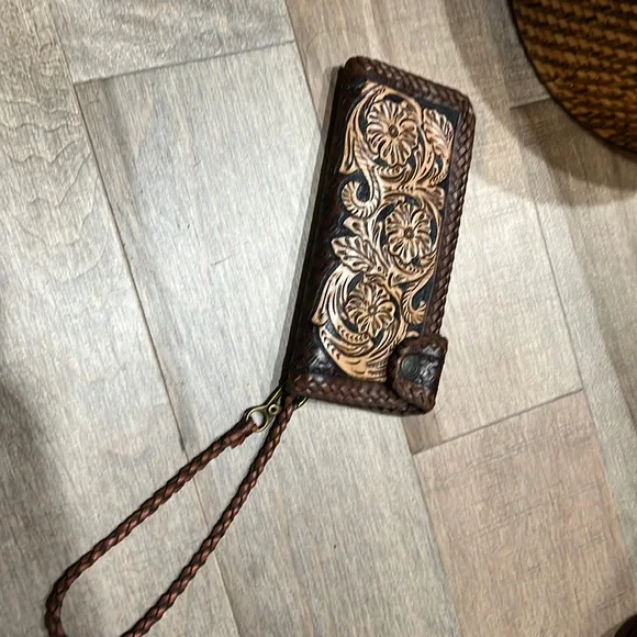 Western leather wallet, NWOT - Picture 1 of 5